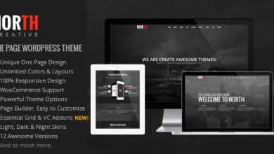 Photo of [Download-S2] North v3.98 - One Page Parallax WordPress Theme