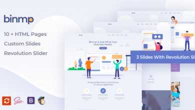 Photo of [Download-S2] Binmp - App and Software Landing HTML Template