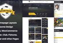 Photo of [Download-S2] Sportsox v1.0 - Sport Team Clubs HTML Template