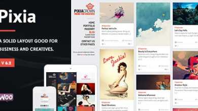 Photo of [Download-S2] Pixia v6.2 - Showcase WordPress Theme
