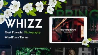 Photo of [Download-S2] Whizz v1.3.9.2 - Photography WordPress for Photography