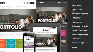 Photo of [Download-S2] Helm v1.8 - Responsive Portfolio for WordPress