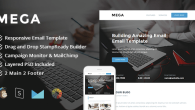 Photo of [Download-S2] Mega - Responsive Email + StampReady Builder