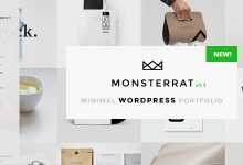 Photo of [Download-S2] Monsterrat v1.2.1 - Minimal WordPress Portfolio Theme