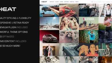 Photo of [Download-S2] Heat v1.3.2 - Premium Portfolio WordPress Theme