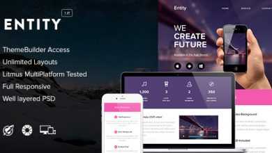 Photo of [Download-S2] Entity v1.2 - Responsive Email + Themebuilder Access
