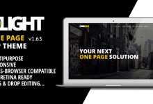 Photo of [Download-S2] D-Light v1.7.2 - One Page Wordpress Creative Template