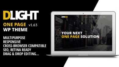 Photo of [Download-S2] D-Light v1.7.2 - One Page Wordpress Creative Template