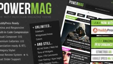 Photo of [Download-S2] PowerMag v1.9.1 - The Most Muscular Magazine/Reviews Theme