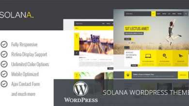 Photo of [Download-S2] Solana - Themeforest Responsive Multipurpose WP Theme