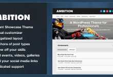 Photo of [Download-S2] Ambition - Themeforest WordPress Talent Theme
