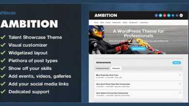 Photo of [Download-S2] Ambition - Themeforest WordPress Talent Theme