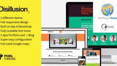 Photo of [Download-S2] Disillusion v1.3.22 - Responsive One Page WordPress Theme