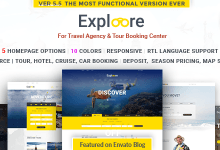 Photo of [Download-S2] EXPLOORE v5.7 - Tour Booking Travel WordPress Theme