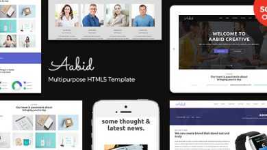 Photo of [Download-S2] Aabid v1.0 - Powerful Multipurpose HTML5 Website Template