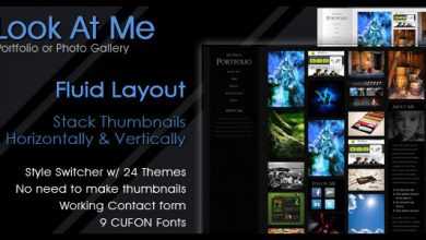 Photo of [Download-S2] Look At Me - Themeforest Portfolio/Design/Photo HTML Gallery