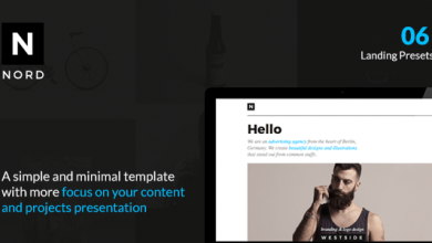 Photo of [Download-S2] NORD - Responsive Creative Template with Focus on Content & Portfolio Presentation