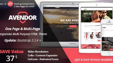 Photo of [Download-S2] AVENDOR - One Page / Multi Page Multipurpose