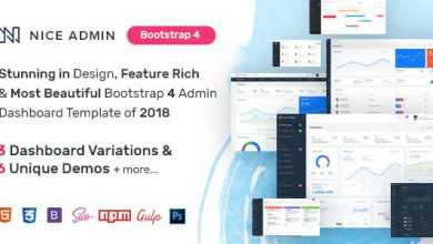Photo of [Download-S2] Nice Admin - Bootstrap 4 Dashboard Template