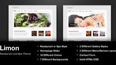 Photo of [Download-S2] Limon - Themeforest A Restaurant and Spa Theme