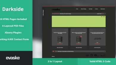 Photo of [Download-S2] Darkside/Lightside - Themeforest Two In One Hosting Layout