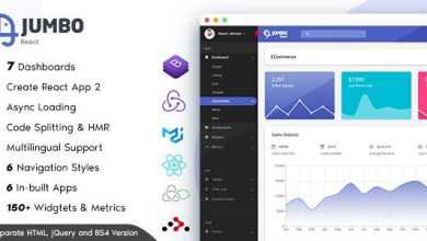 Photo of [Download-S2] Jumbo React v3.0.1 - Redux Material BootStrap Admin Template