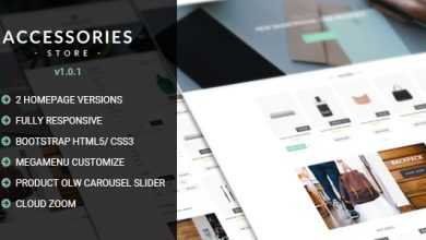 Photo of [Download-S2] Accessories v1.0.1 - Multi Store Responsive HTML Template
