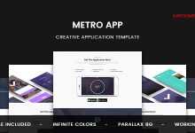 Photo of [Download-S2] Metro App - Application HTML5 Template