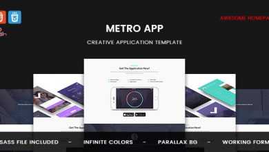 Photo of [Download-S2] Metro App - Application HTML5 Template