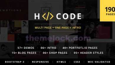 Photo of [Download-S2] H-Code - Multi-Purpose One Multi Page Template