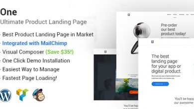 Photo of [Download-S2] One v1.4 - WordPress Product Landing Page