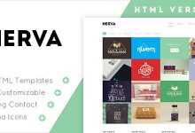 Photo of [Download-S2] Nerva - Minimal Design HTML Template