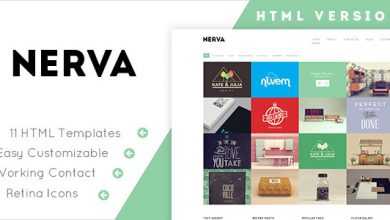 Photo of [Download-S2] Nerva - Minimal Design HTML Template