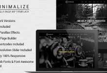 Photo of [Download-S2] Minimalize v1.5 - Single Page Theme