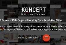 Photo of [Download-S2] Koncept - HTML5 Multi-Concept Template