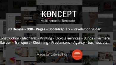 Photo of [Download-S2] Koncept - HTML5 Multi-Concept Template