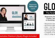 Photo of [Download-S2] GLOR - HTML5 Responsive Parallax on Bootstrap