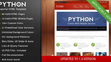 Photo of [Download-S2] Python - Themeforest Powerful Creative HTML Template