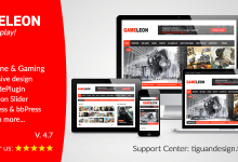 Photo of [Download-S2] Gameleon v5.1 - WordPress Magazine & Arcade Theme
