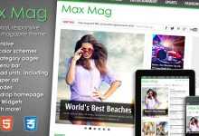 Photo of [Download-S2] Max Mag v2.2 - Responsive Wordpress Magazine Theme