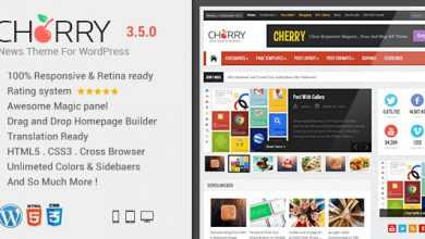 Photo of [Download-S2] Cherry v3.5.0 - Themeforest Responsive WP News, Magazine, Blog