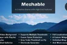 Photo of [Download-S2] Meshable - Themeforest Photography & Fullscreen Theme