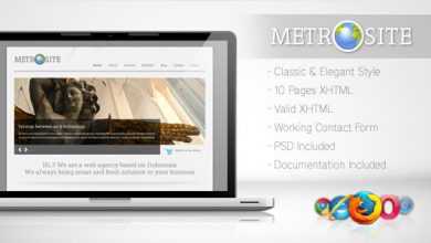 Photo of [Download-S2] Metrosite - Classic Business HTML Themeforest Template