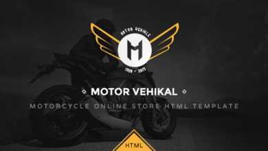 Photo of [Download-S2] Motor Vehikal - Motorcycle Online Store HTML Template