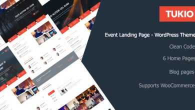 Photo of [Download-S2] Tukio v1.0.1 - Event Landing Page WordPress Theme