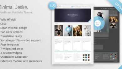 Photo of [Download-S2] Minimal Desire - WordPress Portfolio Themeforest Theme