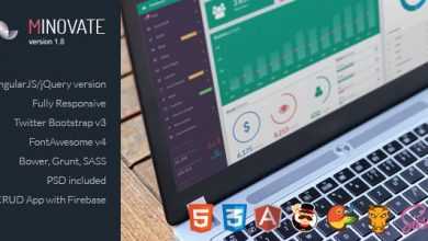 Photo of [Download-S2] Minovate v1.8 - Angular Admin Dashboard