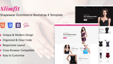 Photo of [Download-S2] Slimfit - Shapewear eCommerce Bootstrap 4 Template