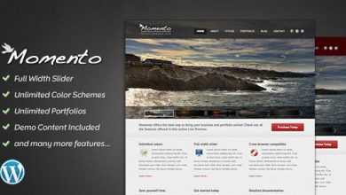 Photo of [Download-S2] Momento - Photography and Business Themeforest WP Theme