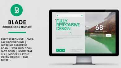 Photo of [Download-S2] BLADE - Responsive Coming Soon Template